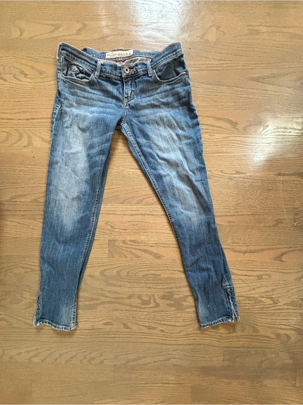 Vintage Y2K Hollister Skinny low rise stretch Jeans Zipper Ankle women’s size 5